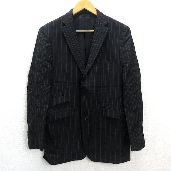 バーバリーブラックレーベルジャケットストライプ 黒未使用