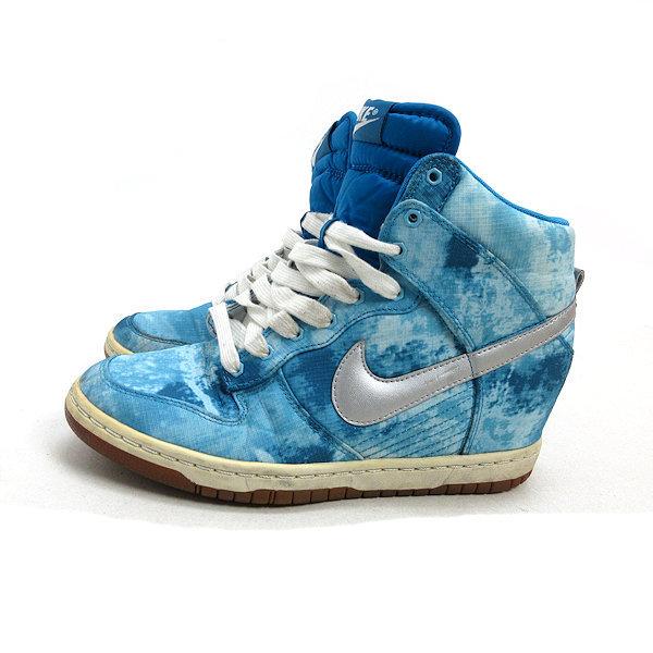 Y 24 5cm ナイキ Nikeダンク スカイハイ インヒールシューズ 水色ladies F48 中古 22 01 25 T6 マニライズ ユーズドストア 通販 Yahoo ショッピング