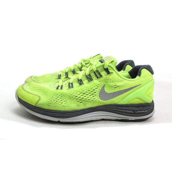 y□【28cm】ナイキ/NIKEルナグライド+4 ランニングシューズ□蛍光MENS 