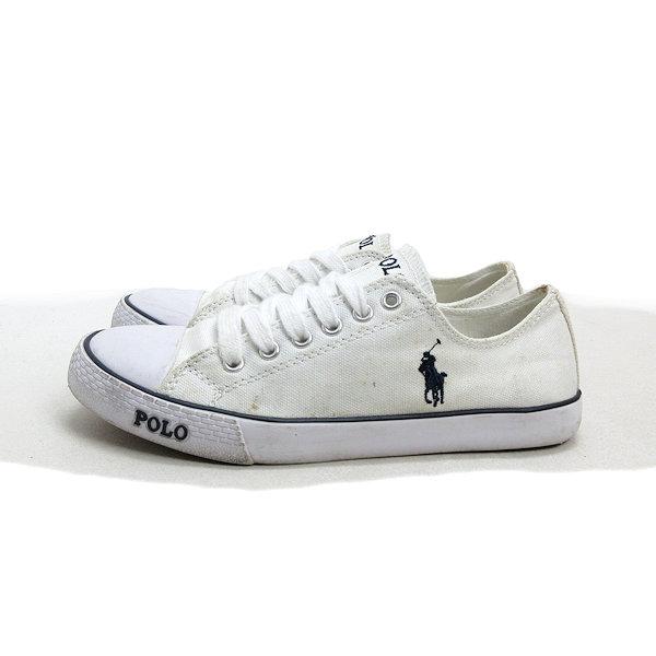 S 24 3cm ラルフローレン Polo Ralph Lauren キャンバス スニーカー 白 ジュニア 6 中古 22 02 S2 マニライズ ユーズドストア 通販 Yahoo ショッピング