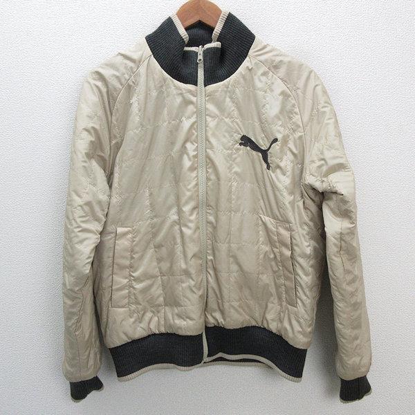 k□プーマ/PUMA 中綿リバーシブルジャケット/ウールJKT【M】MENS□97 