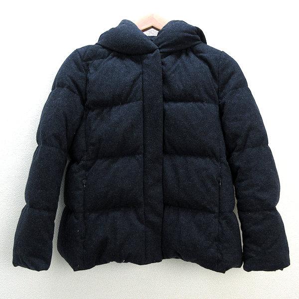 りおです。 U□ユニクロ/UNIQLO 212-178942 ウールダウンパーカ/ジャケット【L】紺