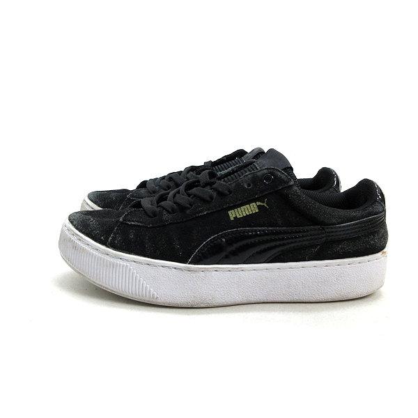 s□【24.5cm】プーマ/puma Vikky Platform 36328705 スニーカー□黒