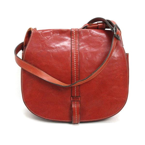 y□ダコタ/DAKOTA牛革レザー フラップ式 ショルダーバッグ□茶 y□ダコタ/DAKOTA牛革レザー フラップ式 ショルダーバッグ□茶