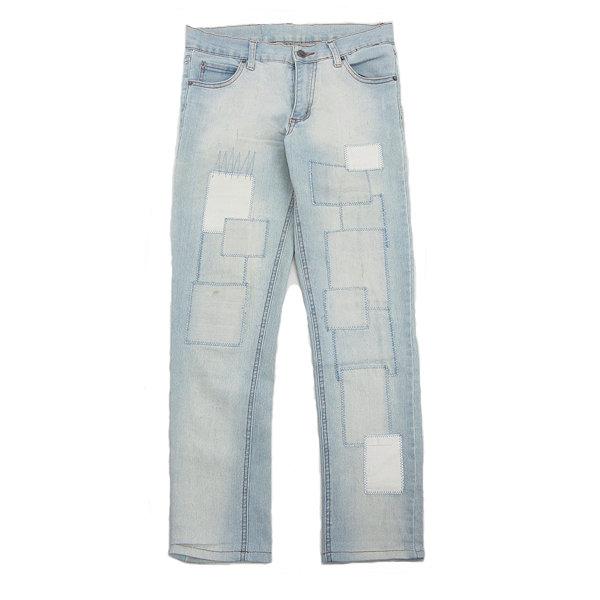 k□チープマンデー/CHEAP MONDAY 0100843 パッチワーク スリムジーンズ 