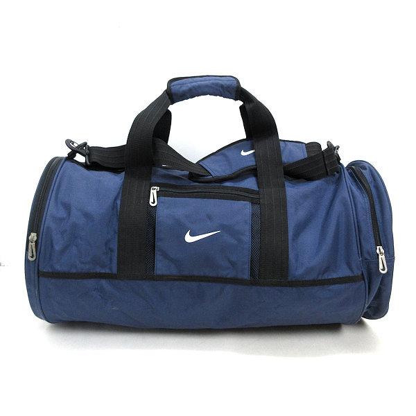 s□ナイキ/NIKE ナイロン スポーツバッグ/ボストンショルダー BAG□紺