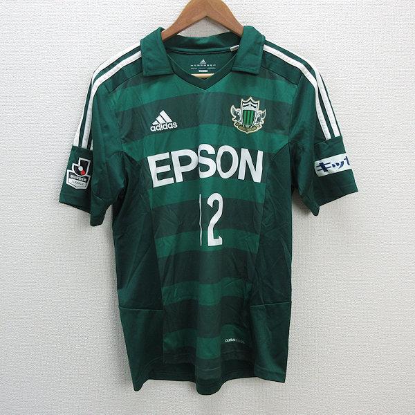 美品【激レア】adidas 松本山雅 FC サッカー ユニフォーム12番 k□アディダス/adidas 松本山雅FC 2014 ホーム ユニフォーム/12