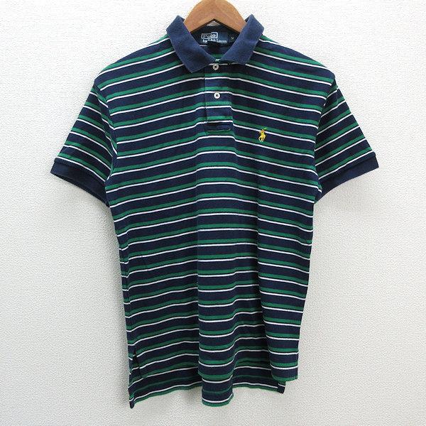 y□スリランカ製□ラルフローレン/Ralph Laurenボーダー半袖 y□スリランカ製□ラルフローレン/Ralph Laurenボーダー半袖
