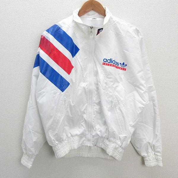 k□90s□アディダス/adidas ヴィンテージ ナイロンジャケット/デサント