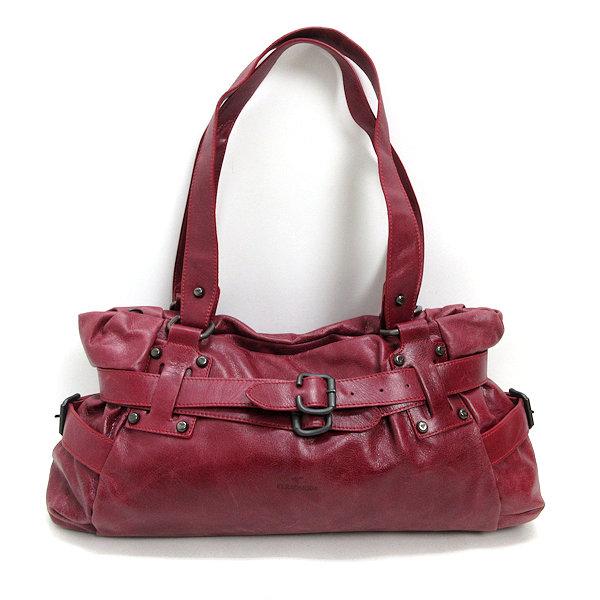 k□ITALY製□FERROMODA 本革 レザートートバッグ/赤/BAG/LADIES k□ITALY製□FERROMODA 本革 レザートートバッグ/赤/BAG/LADIES