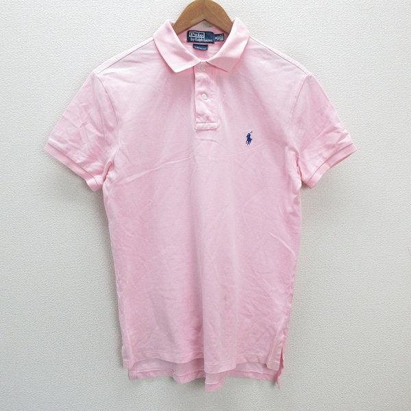 ★新品★ラルフローレン＊カスタムフィット＊半袖ポロシャツ＊ピンク＊XS y□ラルフローレン/POLO Ralph Laurenカスタムフィット 半袖