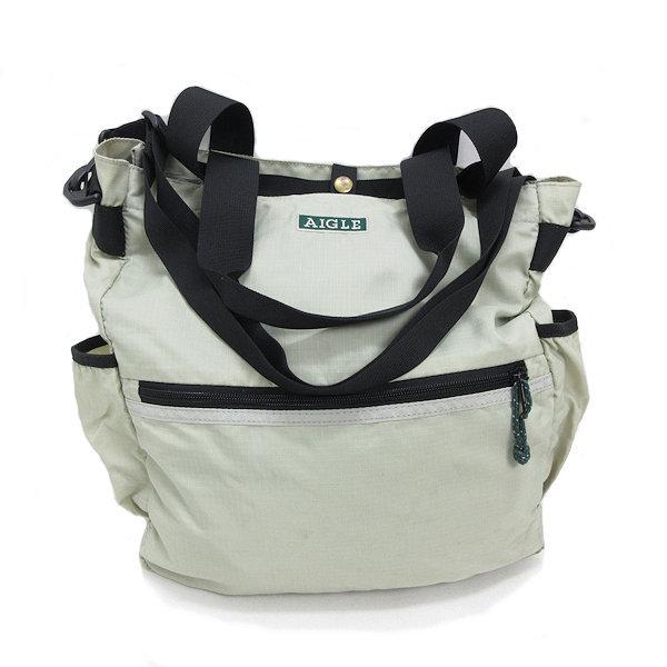 s□エーグル/AIGLE ナイロン 2way ショルダーバッグ BAG□緑系/兼用/79 