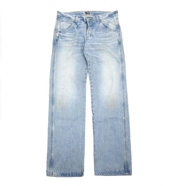 k□ドミンゴ/DMG ウォッシュドブルー デニムパンツ/ジーンズ【L】MENS 