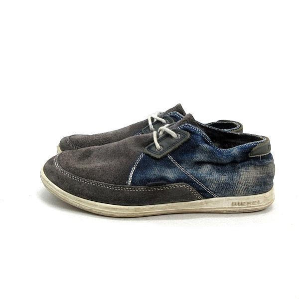 k□【26.5cm】ディーゼル/DIESEL JOYFUL ジョイフル スエード×デニム 