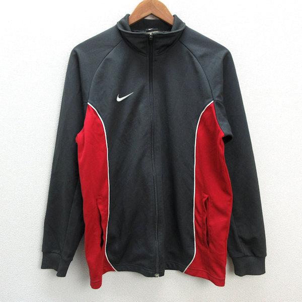 ナイキ ジャージ トラックジャケット ブラックL ロゴ刺繍14 ナイキ