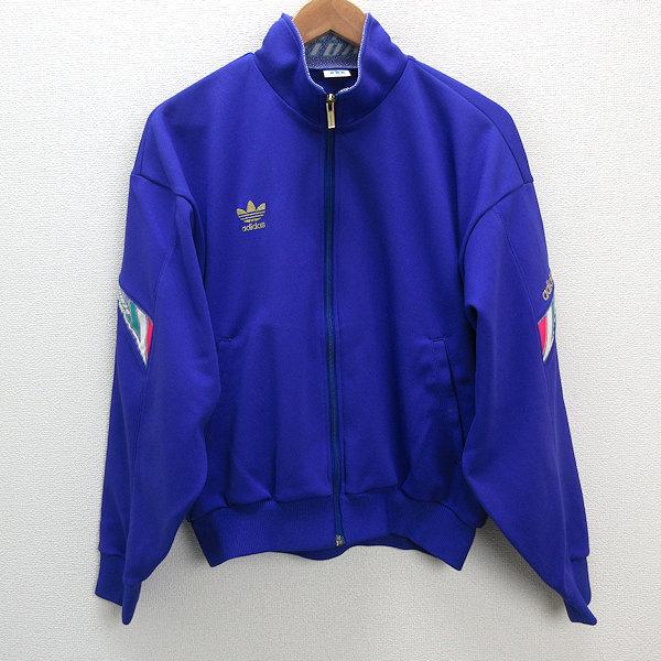 k■90s■アディダス/adidas トレフォイルロゴ 金刺繍 トラックジャケット/ジャージ/デサント社【O】紫系/MENS■4 【中古】  :22-11-06-k3:マニライズ ユーズドストア - 通販 - Yahoo!ショッピング