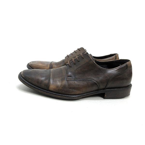 y□イタリア製【 40 】ヒルトン/HILTON 本革レザー ストレートチップ