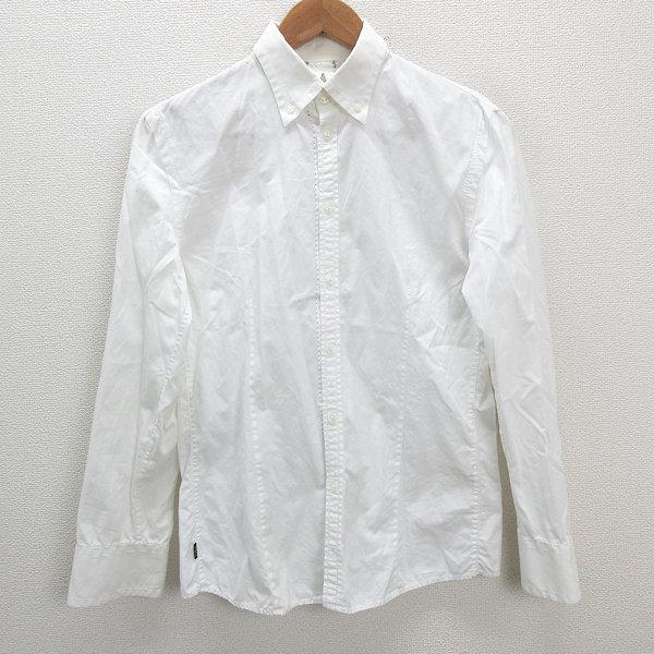 s□リーバイス/Levi's 長袖シャツ/ボタンダウン【M】白/MENS/95 s□リーバイス/Levi's 長袖シャツ/ボタンダウン【M】白/MENS/95