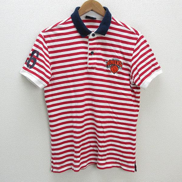 k□ニューヨーク・ニックス/NBA NEW YORK KNICKS ボーダー柄 半袖