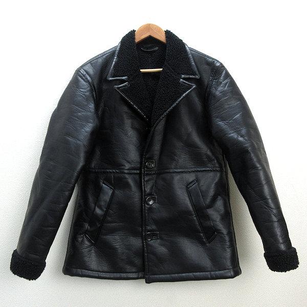 まるちゃんさん専用 s□ジーユー/GU 296573 ムートンタッチハーフコート【M】黒/MENS/185