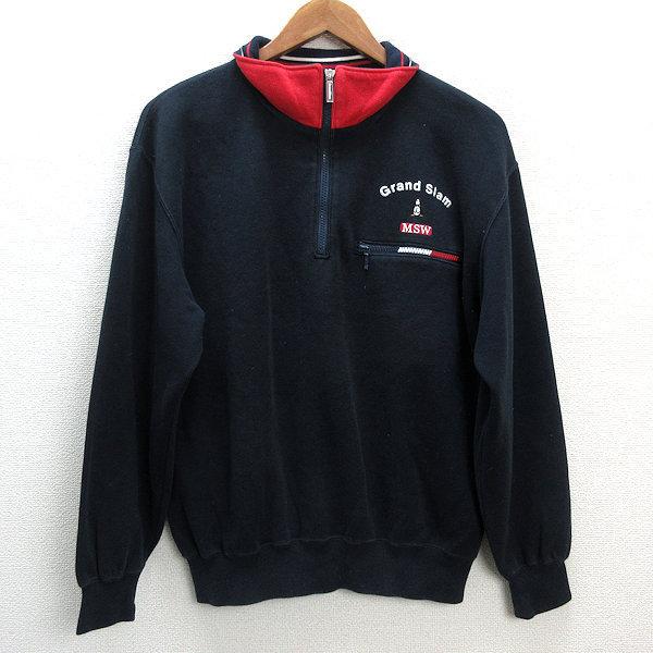 k□マンシングウェア/GRAND SLAM Munsingwear ハーフジップ