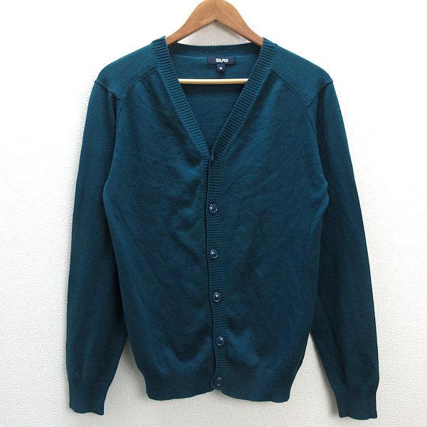 z□サイラス/SILAS ニットカーディガン □ブルー系【メンズM】MENS/186