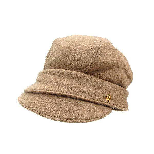 お値下げ　CA4LA ベージュ ウール キャスケット k□カシラ/CA4LA ウールキャスケット/CAP/帽子/ベージュ/LADIES