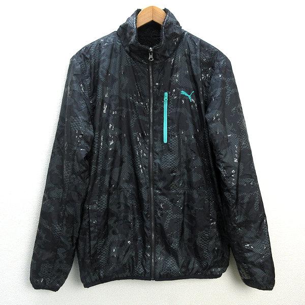 s□プーマ/puma 567563 ボア・リバーシブルジャケット JKT【XL】黒 
