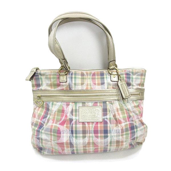 s□コーチ/COACH F21956 シグネチャー デイジー ポピー マドラス 