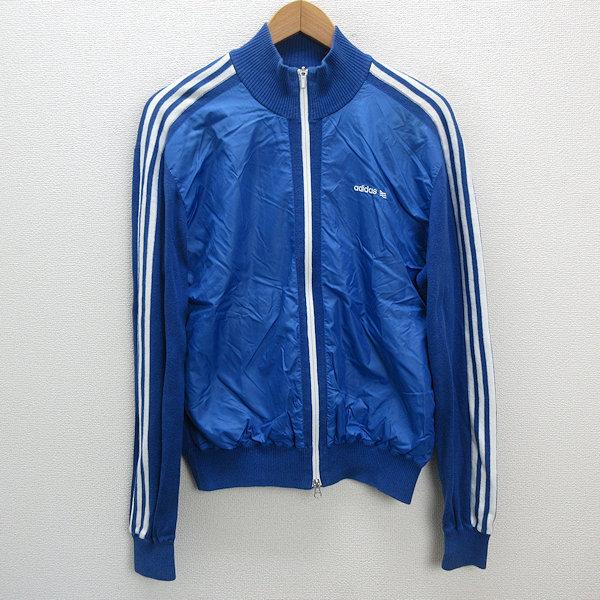 adidas 青 ストライプ ジャージ アディダス（adidas）（メンズ）ジャージ 上下セット ブルー 青