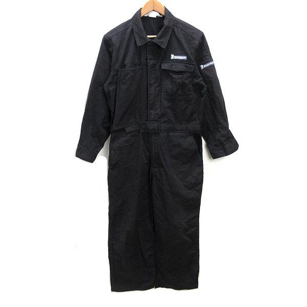 k■ミシュラン/MICHELIN つなぎ 長袖 ジャンプスーツ レーシング 整備/作業着【M】黒/MENS■76【中古】 k■ミシュラン/MICHELIN つなぎ 長袖 ジャンプスーツ レーシング 整備/作業着【M】黒/MENS■76【中古】