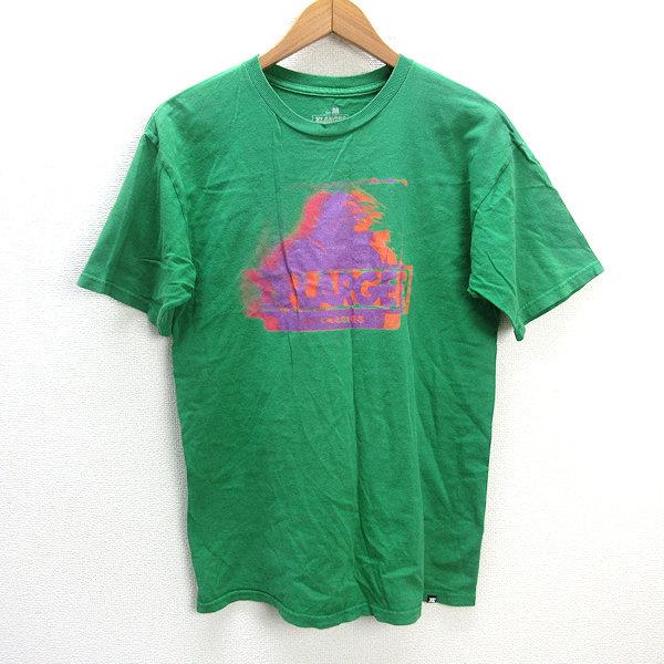 豪奢な XLARGE エクストララージ シャツ エイリアン プリント グリーン