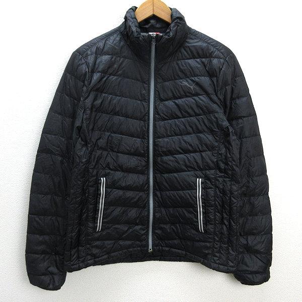 s□プーマ/puma ウルトラライト ダウンジャケット JKT【M】黒/MENS/79 
