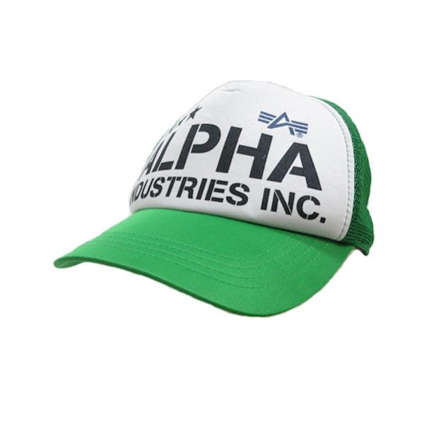 kアルファ/ALPHA INDUSTRIES ロゴプリント メッシュキャップ/CAP/帽子/緑/MENS24【中古】  :23-04-06-k6:マニライズ ユーズドストア 通販 