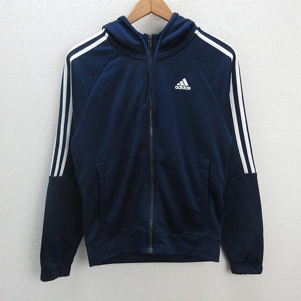 z□アディダス/adidas CF1618トラックスーツ ジャージ【M】紺/men's