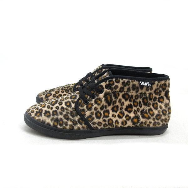 y□【23cm】バンズ/VANS V49W LEOレオパード柄チャッカシューズ
