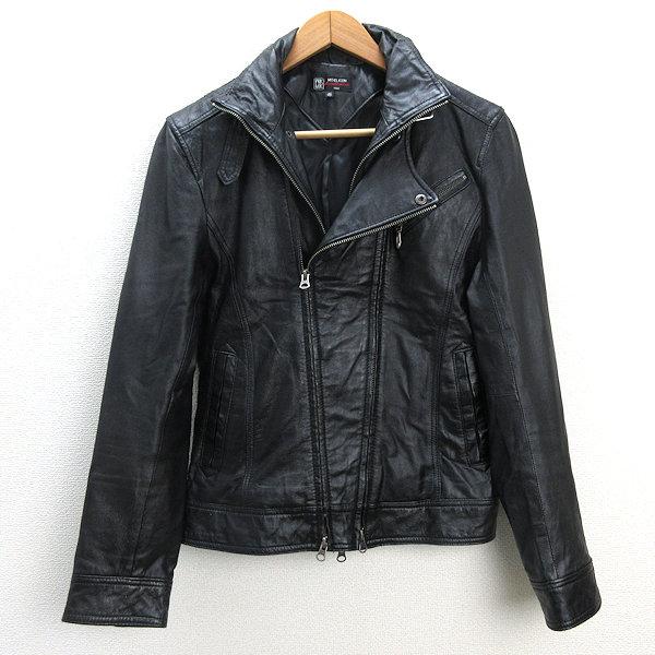 k□ミッシェルクラン/MICHEL KLEIN homme ラムレザージャケットJKT【46