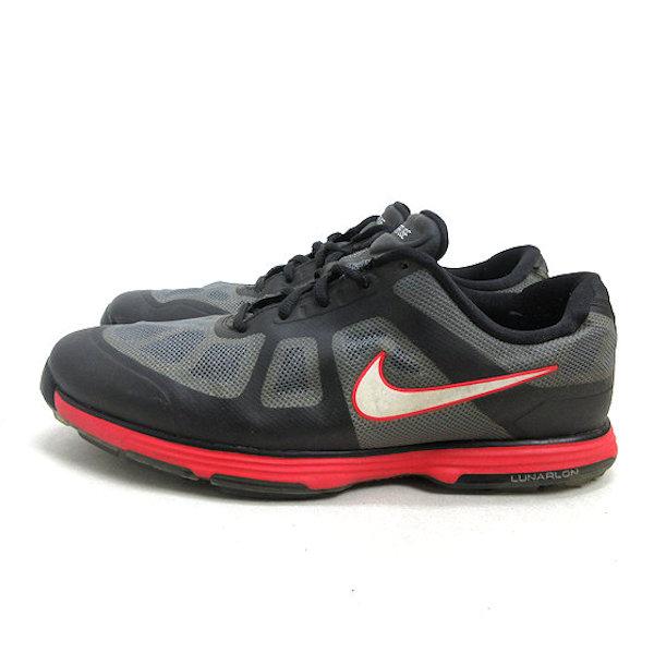 y□【27.5cm】ナイキ/NIKE GOLF ルナ アセンド ゴルフシューズ□黒MENS 
