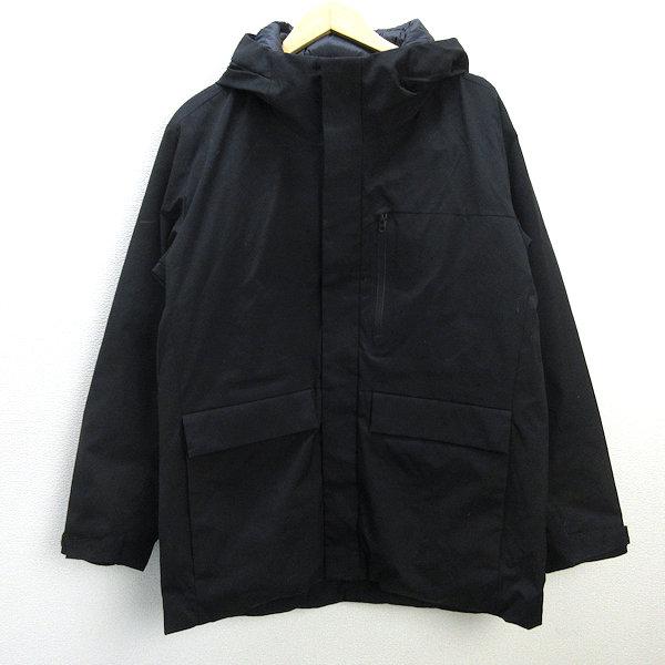 s□ユニクロ/UNIQLO 429290 ハイブリッドダウンパーカ JKT【XL】黒 