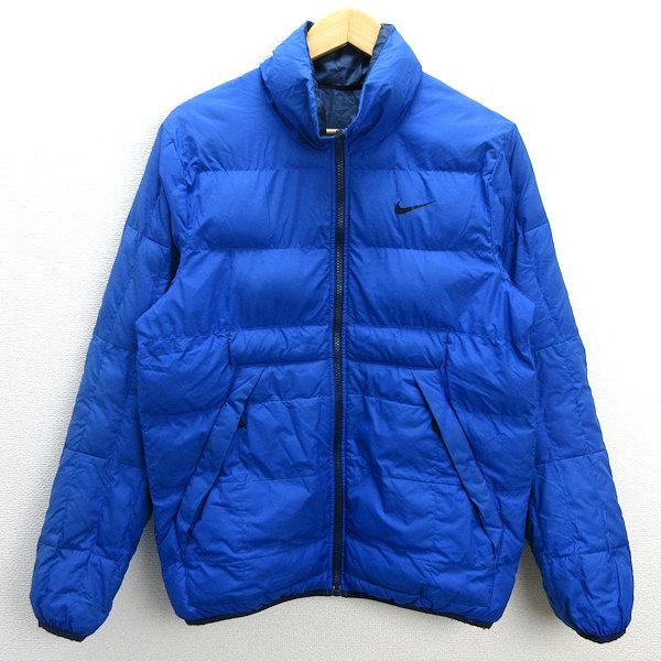 s□ナイキ/NIKE リバーシブル 中綿ジャケット JKT【S】青 紺/MENS/142