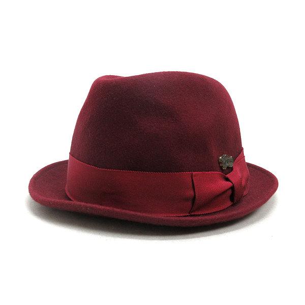 k□ツウィッツ/TWITS 中折れオールハット 帽子【58】エンジ /MENS□50 