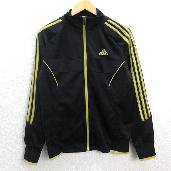 y□アディダス/ADIDAS ゴールドライン トレーニングジャージ□黒 y□アディダス/ADIDAS ゴールドライン トレーニングジャージ□黒