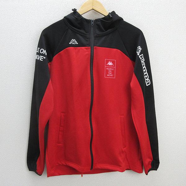 z□カッパ/KAPPA トラックジャケット KPO-20042MK【L】赤黒 z□カッパ/KAPPA トラックジャケット KPO-20042MK【L】赤黒