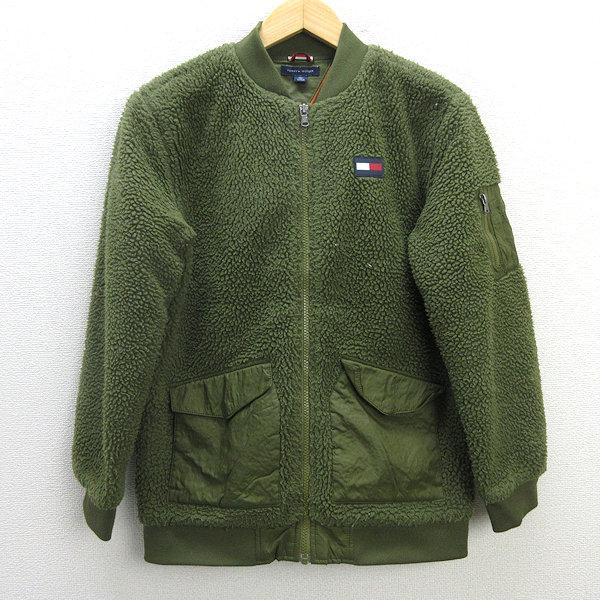 y□トミーヒルフィガー/TOMMY HILFIGER モコモコ フリースジャケット 