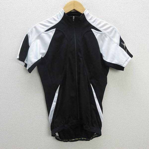 z□プラスアルファ/plus alfa サイクルウェア【M】白黒/men's/7