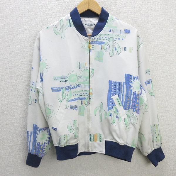 k□90年代レトロ□マンシング/Munsingwear 総柄 ゴルフジャケット