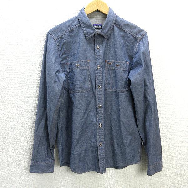 s□パタゴニア/PATAGONIA 長袖シャンブレーシャツ/アウトドア【S s□パタゴニア/PATAGONIA 長袖シャンブレーシャツ/アウトドア【S
