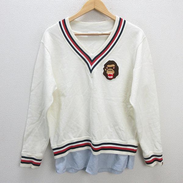 ヴィズヴィム 日本製 ニットベスト グレー リネン素材 グレー 69