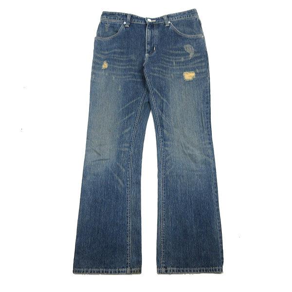 k□ラングラー/Wrangler W04677 ダメージ加工 ブーツカットデニム 