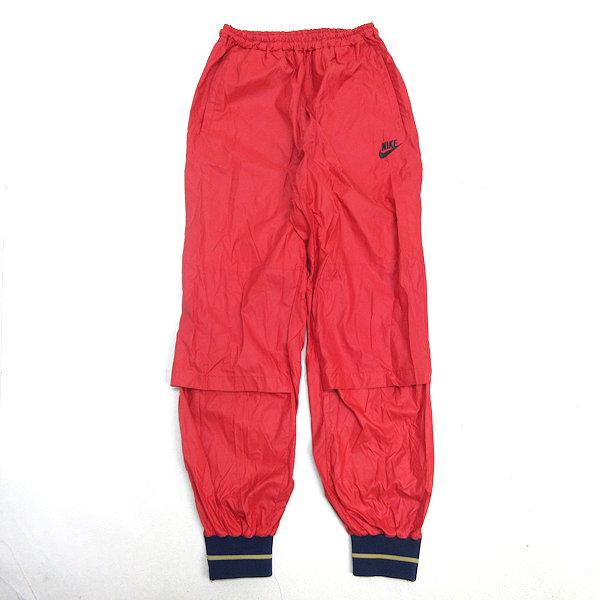 H□80-90年代□ナイキ/NIKE ナイロンロングパンツ シャカシャカ